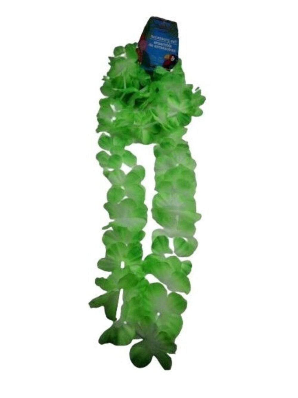 Hawaiian Lei Headband 2 wristbands Green Lua Coastal Tropical Tiki